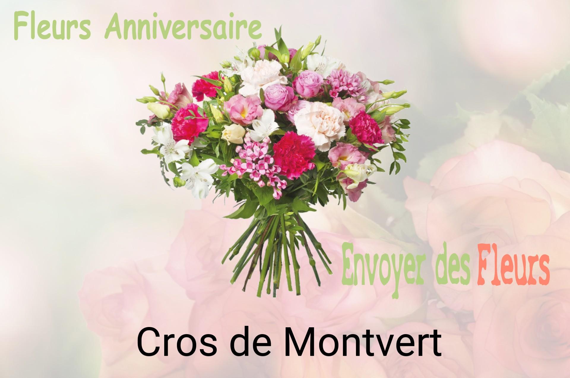 Bouquet de fleurs d’anniversaire livré à Cros-de-Montvert
